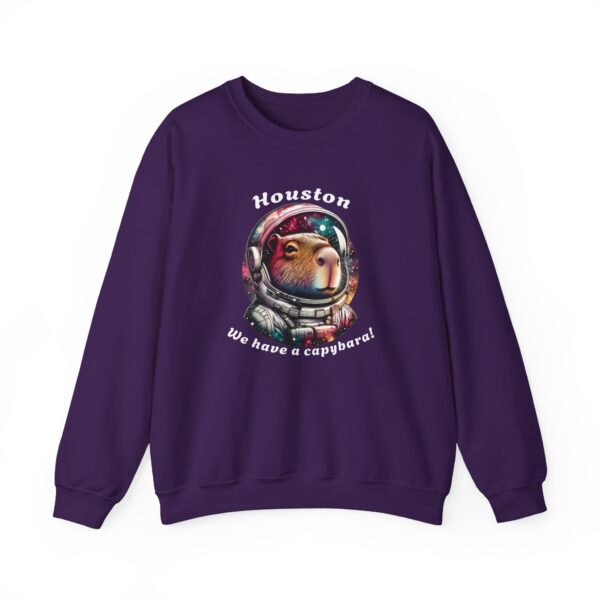 Unisex Heavy Blend™ Crewneck Sweatshirt with Cute Capybara Design – Embrace Comfort Every Day