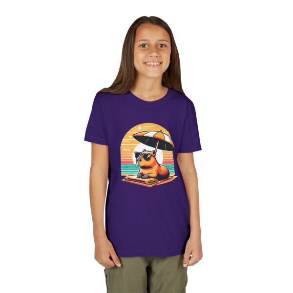 Youth Short Sleeve Tee with Cute Capybara Design – Soft, Fun, and Perfect for Everyday Wear