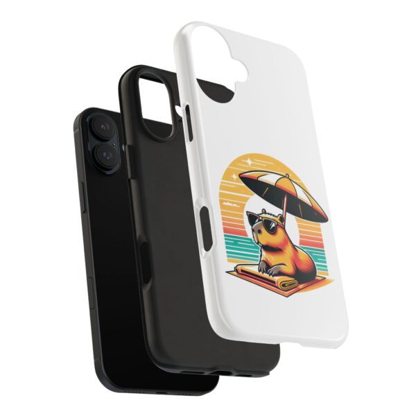 Tough Phone Case with Capybara Design – Durable Protection with Adorable Style