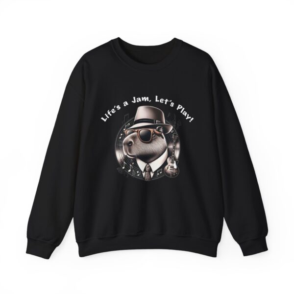 Unisex Heavy Blend™ Crewneck Sweatshirt with Cute Capybara Design – Embrace Comfort Every Day