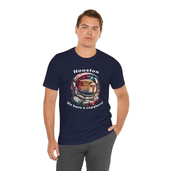 Unisex Jersey Short Sleeve Tee with Adorable Capybara Design – Soft and Stylish T-Shirt
