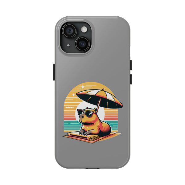 Tough Phone Case with Capybara Design – Durable Protection with Adorable Style