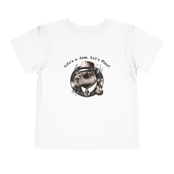 Toddler Short Sleeve Tee with Adorable Capybara Design – Soft, Fun, and Perfect for Everyday Play