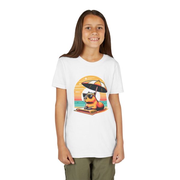 Youth Short Sleeve Tee with Cute Capybara Design – Soft, Fun, and Perfect for Everyday Wear