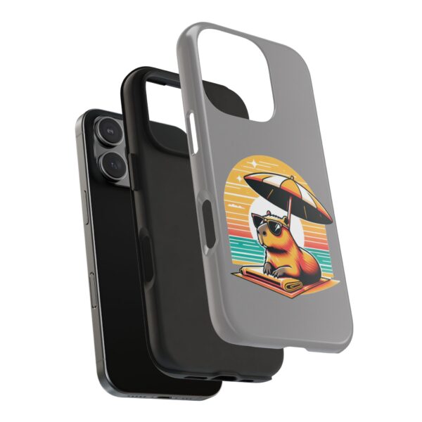 Tough Phone Case with Capybara Design – Durable Protection with Adorable Style