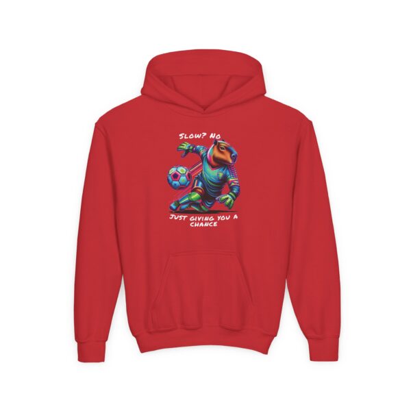Youth Heavy Blend Hooded Sweatshirt with Cute Capybara Design – Warm, Cozy, and Perfect for Kids