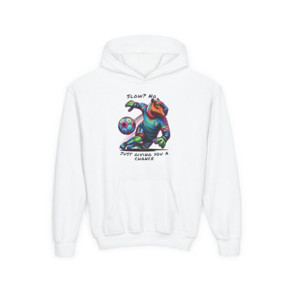 Youth Heavy Blend Hooded Sweatshirt with Cute Capybara Design – Warm, Cozy, and Perfect for Kids
