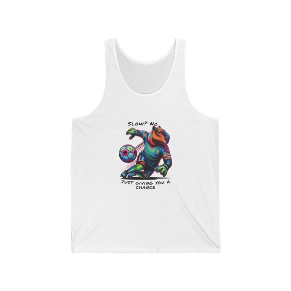 Unisex Jersey Tank Top with Cute Capybara Design – Perfect for Summer Style