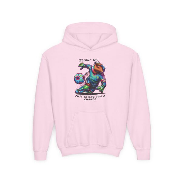 Youth Heavy Blend Hooded Sweatshirt with Cute Capybara Design – Warm, Cozy, and Perfect for Kids