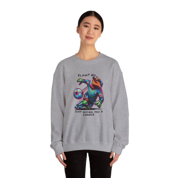 Unisex Heavy Blend™ Crewneck Sweatshirt with Cute Capybara Design – Embrace Comfort Every Day