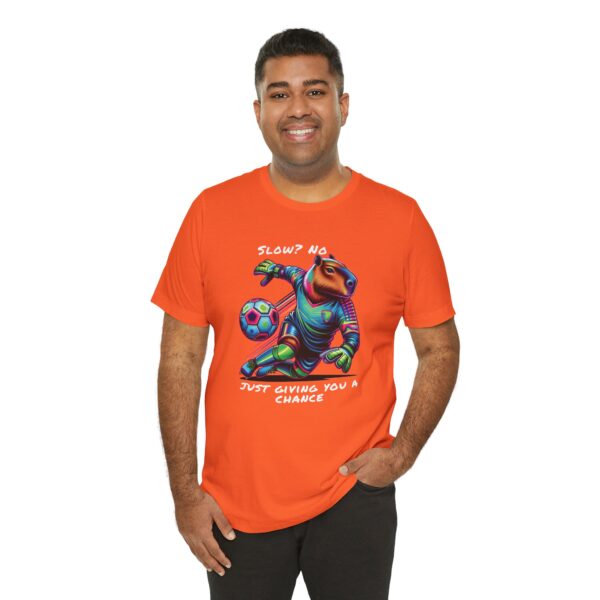 Unisex Jersey Short Sleeve Tee with Adorable Capybara Design – Soft and Stylish T-Shirt