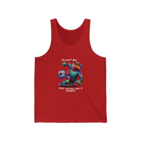 Unisex Jersey Tank Top with Cute Capybara Design – Perfect for Summer Style