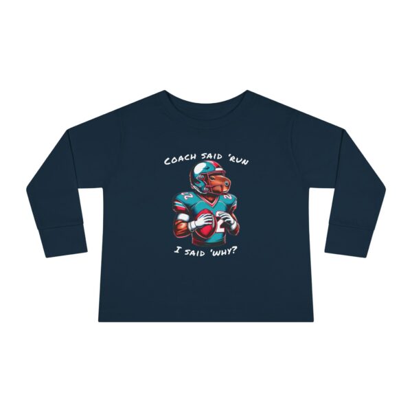 Toddler Long Sleeve Tee with Adorable Capybara Design – Soft, Warm, and Fun for Everyday Wear