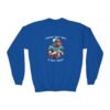 Youth Crewneck Sweatshirt with Adorable Capybara Design – Cozy and Fun for Everyday Wear