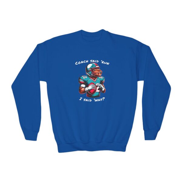 Youth Crewneck Sweatshirt with Adorable Capybara Design – Cozy and Fun for Everyday Wear