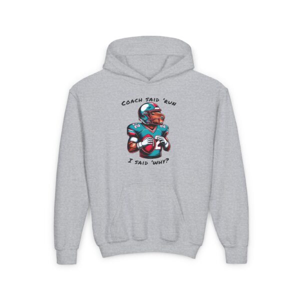 Youth Heavy Blend Hooded Sweatshirt with Cute Capybara Design – Warm, Cozy, and Perfect for Kids