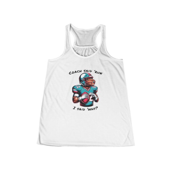 Womens Flowy Racerback Tank with Adorable Capybara Design – Lightweight, Stylish, and Fun for Summer