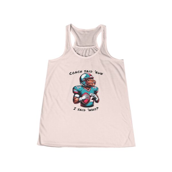 Womens Flowy Racerback Tank with Adorable Capybara Design – Lightweight, Stylish, and Fun for Summer