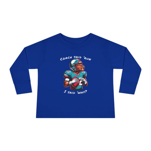 Toddler Long Sleeve Tee with Adorable Capybara Design – Soft, Warm, and Fun for Everyday Wear