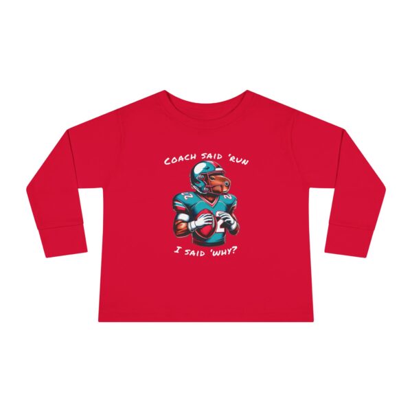 Toddler Long Sleeve Tee with Adorable Capybara Design – Soft, Warm, and Fun for Everyday Wear