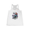 Womens Flowy Racerback Tank with Adorable Capybara Design – Lightweight, Stylish, and Fun for Summer