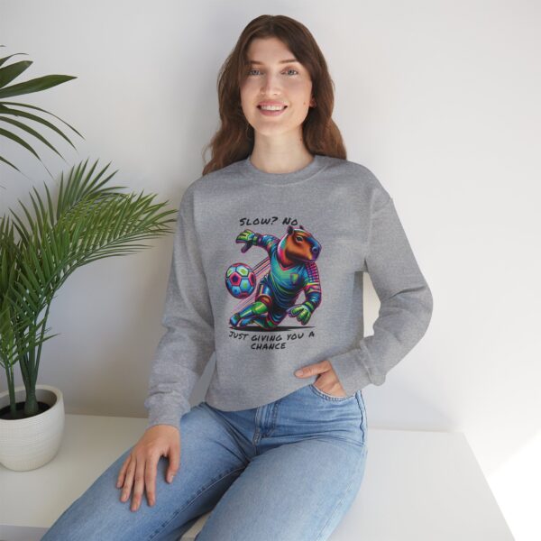 Unisex Heavy Blend™ Crewneck Sweatshirt with Cute Capybara Design – Embrace Comfort Every Day