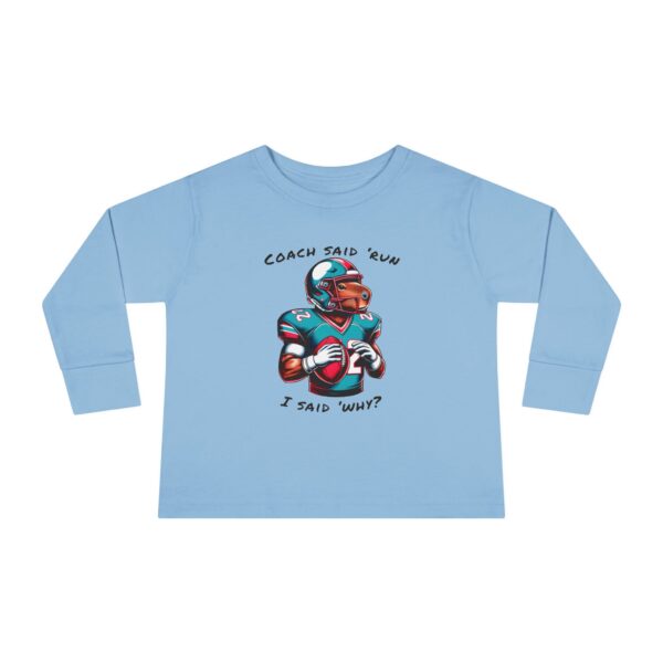 Toddler Long Sleeve Tee with Adorable Capybara Design – Soft, Warm, and Fun for Everyday Wear