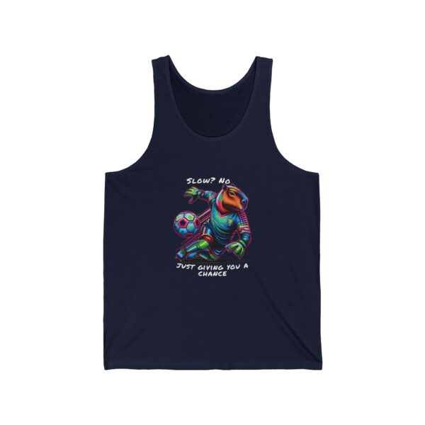 Unisex Jersey Tank Top with Cute Capybara Design – Perfect for Summer Style
