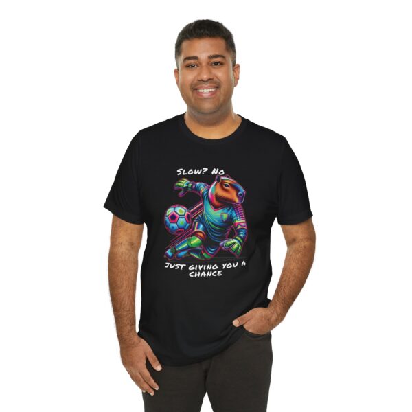 Unisex Jersey Short Sleeve Tee with Adorable Capybara Design – Soft and Stylish T-Shirt