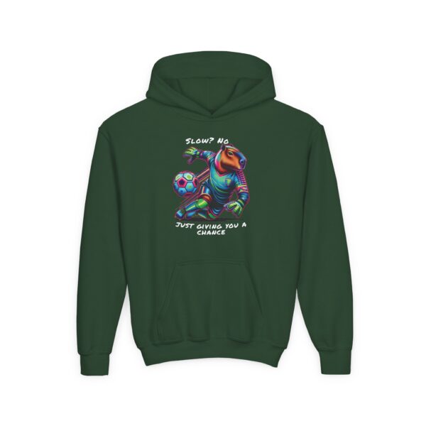 Youth Heavy Blend Hooded Sweatshirt with Cute Capybara Design – Warm, Cozy, and Perfect for Kids