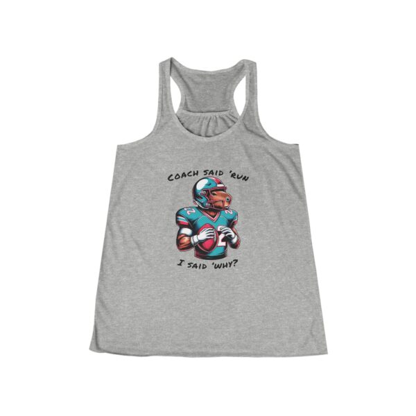 Womens Flowy Racerback Tank with Adorable Capybara Design – Lightweight, Stylish, and Fun for Summer