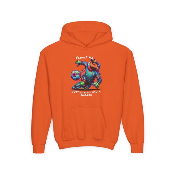 Youth Heavy Blend Hooded Sweatshirt with Cute Capybara Design – Warm, Cozy, and Perfect for Kids