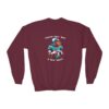 Youth Crewneck Sweatshirt with Adorable Capybara Design – Cozy and Fun for Everyday Wear