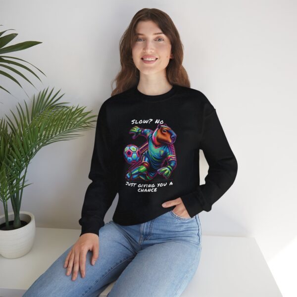 Unisex Heavy Blend™ Crewneck Sweatshirt with Cute Capybara Design – Embrace Comfort Every Day