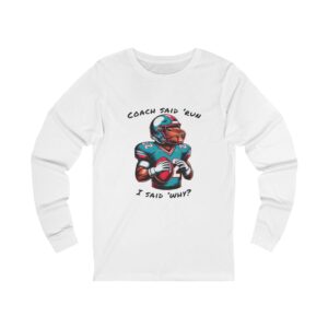 Unisex Jersey Long Sleeve Tee with Unique Capybara Design – Comfortable and Stylish Top