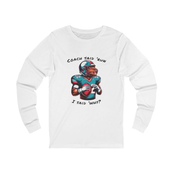 Unisex Jersey Long Sleeve Tee with Unique Capybara Design – Comfortable and Stylish Top