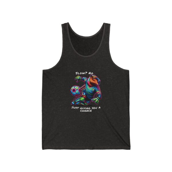 Unisex Jersey Tank Top with Cute Capybara Design – Perfect for Summer Style