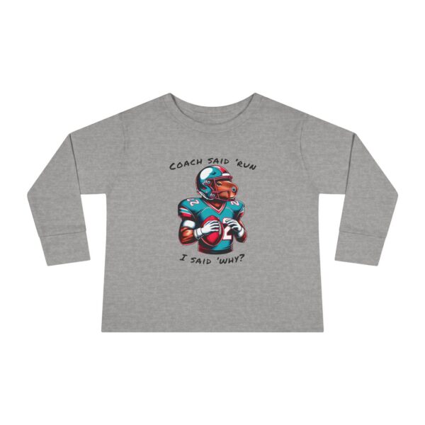 Toddler Long Sleeve Tee with Adorable Capybara Design – Soft, Warm, and Fun for Everyday Wear