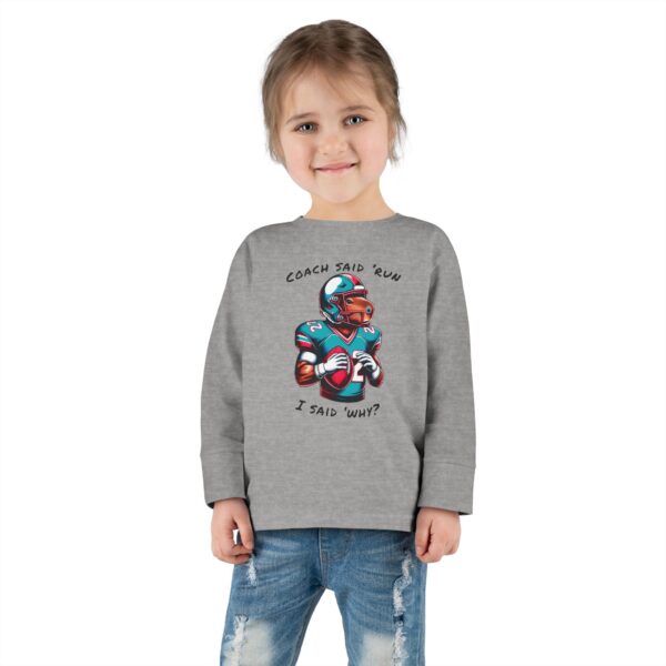 Toddler Long Sleeve Tee with Adorable Capybara Design – Soft, Warm, and Fun for Everyday Wear