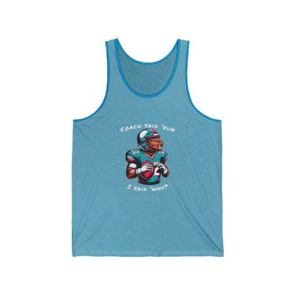 Unisex Jersey Tank Top with Cute Capybara Design – Perfect for Summer Style