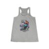 Womens Flowy Racerback Tank with Adorable Capybara Design – Lightweight, Stylish, and Fun for Summer