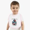 Baby Contrast Trim Jersey Bib with Adorable Capybara Design – Soft, Stylish, and Perfect for Messy Mealtime