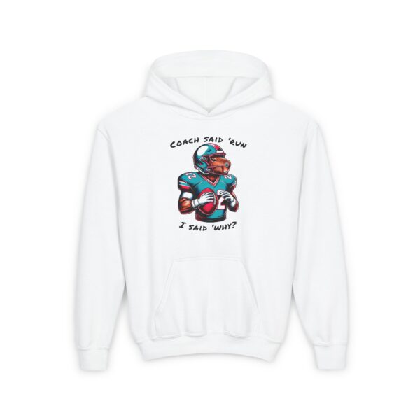 Youth Heavy Blend Hooded Sweatshirt with Cute Capybara Design – Warm, Cozy, and Perfect for Kids
