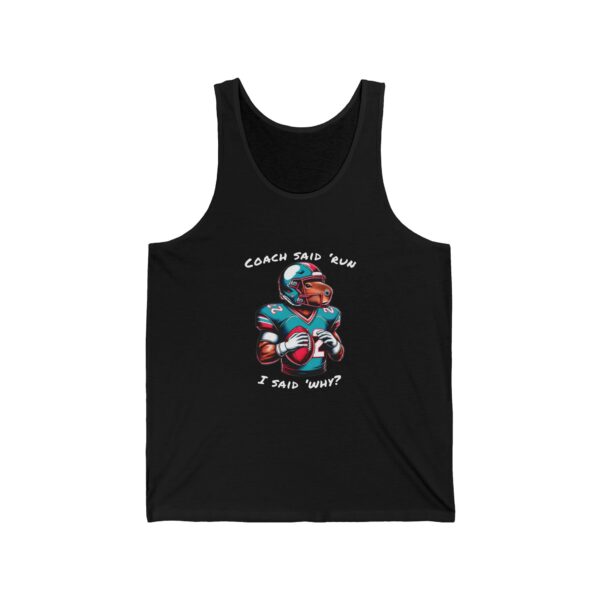 Unisex Jersey Tank Top with Cute Capybara Design – Perfect for Summer Style