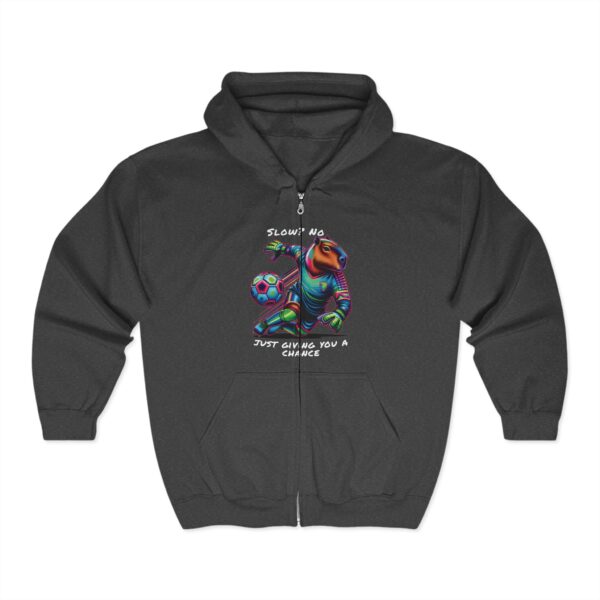 Unisex Heavy Blend™ Full Zip Hooded Sweatshirt with Adorable Capybara Design – Stylish and Comfortable Outerwear