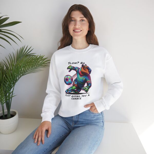 Unisex Heavy Blend™ Crewneck Sweatshirt with Cute Capybara Design – Embrace Comfort Every Day