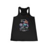 Womens Flowy Racerback Tank with Adorable Capybara Design – Lightweight, Stylish, and Fun for Summer