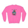 Youth Crewneck Sweatshirt with Adorable Capybara Design – Cozy and Fun for Everyday Wear