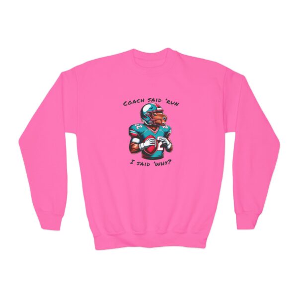 Youth Crewneck Sweatshirt with Adorable Capybara Design – Cozy and Fun for Everyday Wear