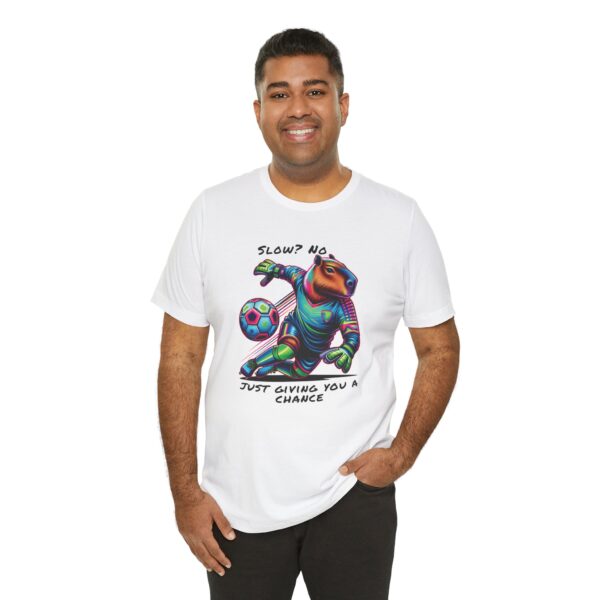 Unisex Jersey Short Sleeve Tee with Adorable Capybara Design – Soft and Stylish T-Shirt